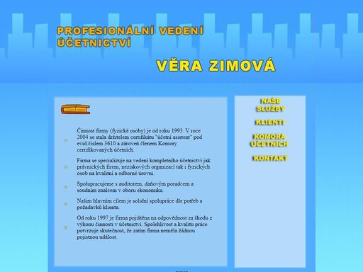 vedení účetnictví, daňové evidence a mzdové i personální agendy. zastupování na úřadech a poskytování poradenství. rekonstrukce účetnictví.