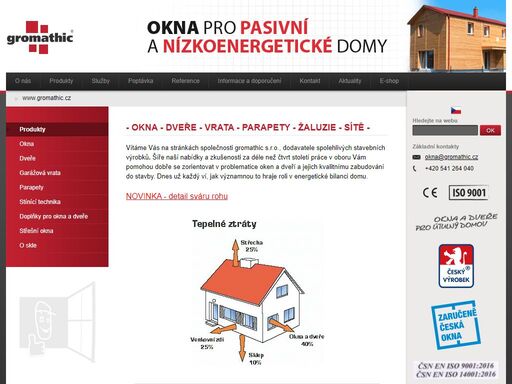 plastová okna, vchodové dveře, zdvižně posuvné dveře - kvalitní české výrobky pro pasivní, nízkoenergetické i běžné domy za vynikající ceny, sleva po celý rok! vaše spokojenost je naším hlavním cílem!