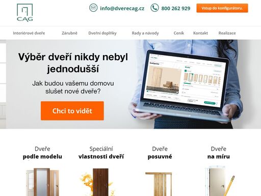 oficiální stránky výrobce. vyrábíme interiérové dveře a obložkové zárubně na míru každému prostoru. rychlé dodání a vlastní vzorkové prodejny po čr.