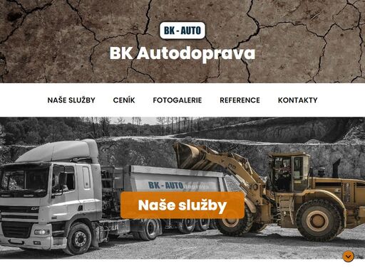 zabýváme se nákladní kontejnerovou dopravou sypkých materiálů nad 3,5t. a dopravou dodávkou do 3,5t.