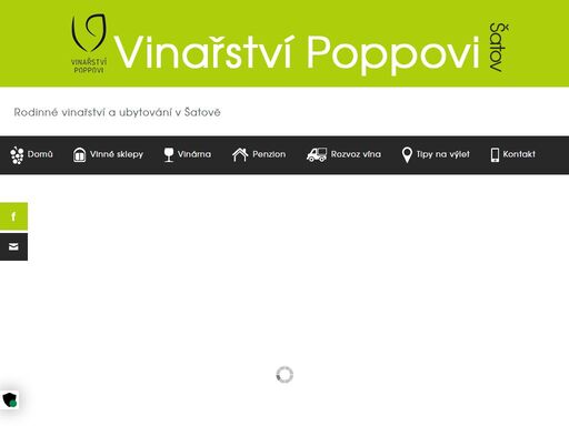 vinařství poppovi - vinařství, vinný sklep, ubytování - šatov