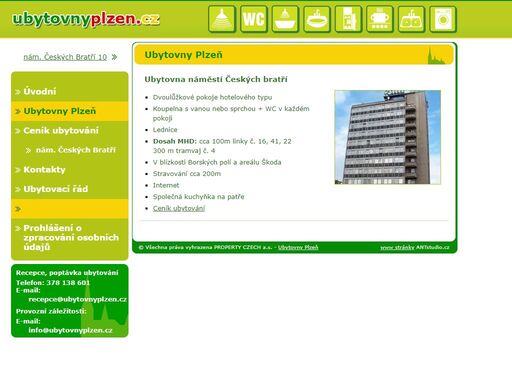 www.ubytovnyplzen.cz