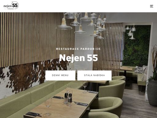 restaurace pardubice nejen 55 - polední menu nabízí hostům klasické pokrmy české a i světové kuchyně v moderním vegetariánském, veganském či bezlepkovém pojetí s velkým zaměřením na zachování nutričních hodnot.
