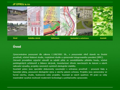 jp eproj , jp eproj s.r.o.,eia, ippc, odvody, úses, ekologie, inventarizace, havarijní plán, provozní řád, ekologická újma, rekultivace, pedologie, pho, jarmila paciorková