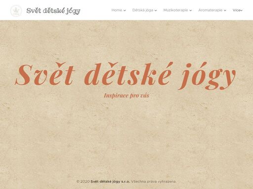 dětská jóga, jóga, muzikoterapie, aromaterapie, workshopy, semináře