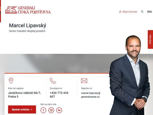 zjistěte kontakt na pojišťovacího poradce i přehled služeb, které vám může nabídnout.