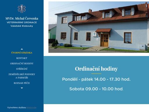 pondělí - pátek 14.00 - 17.30 hod.