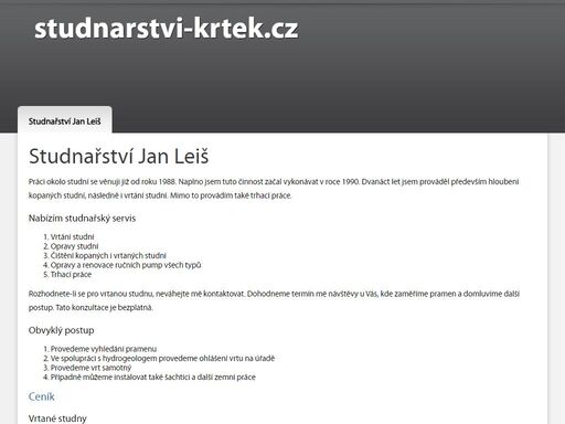 provádím vrtání a čištění studní ve středočeském kraji.