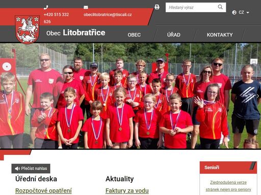 oficiální stránky obce litobratřice