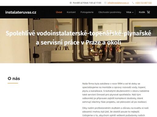 naše firma byla založena v roce 1994 a od té doby se specializujeme na montáže a opravy rozvodů vody, topení, plynu a kanalizace. s bohatými zkušenostmi v oboru nabízíme také servisní činnosti pro plynové spotřebiče. náš tým odborníků je připraven zajistit komplexní dodávky, které zahrnují všechny fáze projektu, od plánování až po realizaci.