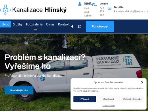 havarijní služba čištění kanalizací a odpadu, frézování, čištění dešťových svodů. profesionální čištění odpadů a kanalizací, monitoring, kamerový průzkum.
