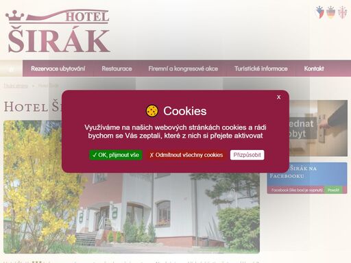 širák,hotel,ubytování,most hotel širák *** nabízí výhodné hotelové ubytování v mostě. hotelový komplex se nachází v klidné části města a je obklopen rozsáhlým přírodním parkem.