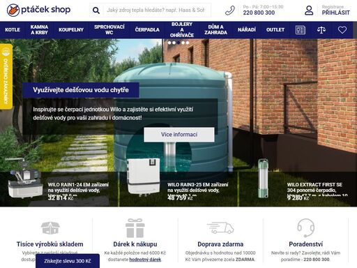 vyberte si z široké nabídky produktů od prověřených výrobců. garance spokojenosti a vysoké kvality. tisíce produktů skladem. rychlé dodání a bezproblémové reklamace.