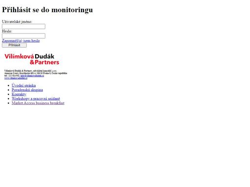přihlásit se do monitoringu