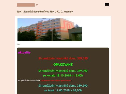 informace pro vlastníky a jejich přívržence
