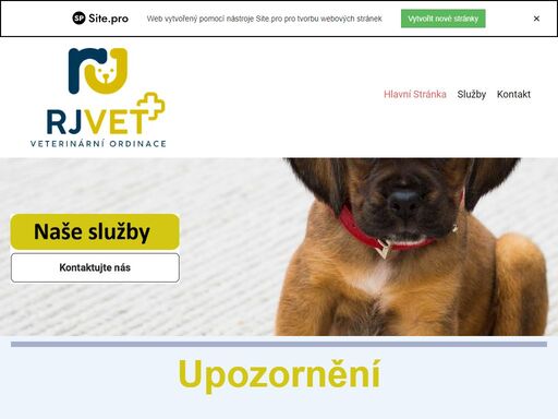 rjvet - veterinární klinika, olomouc - chválkovice