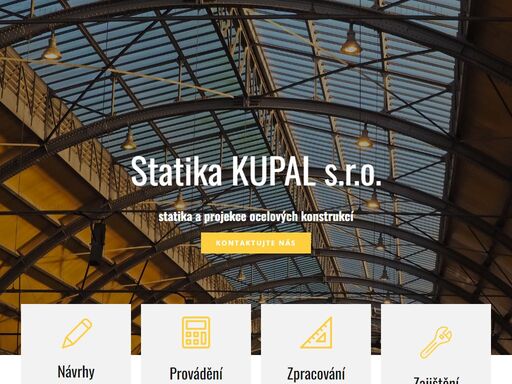 návrhy, statické výpočty a zpracování výkresové dokumentace ocelových konstrukcí. revize a statické zhodnocení ocelových konstrukcí.