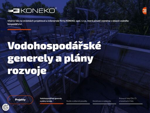  koneko s.r.o. – specialisté na vodní hospodářství, projekty kanalizací, čov a vodovodů s působností v čr i zahraničí.