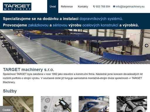 specializujeme se na dodávku a instalaci dopravníkových systémů. provozujeme zakázkovou a sériovou výrobu ocelových konstrukcí a výrobků.