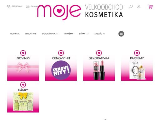 velkoobchod kosmetika pro vaši prodejnu.. velkoobchod kosmetika pro maloobchodní prodejny
dárková kosmetika, dekorativka a parfémy
 
stránky eshopu jsou zde
 