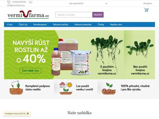 ?? vyrábíme žížalí kompost a žížalí čaj, 100% přírodní hnojiva, prospěšná při pěstování všech druhů rostlin i bio zemědělství ?
