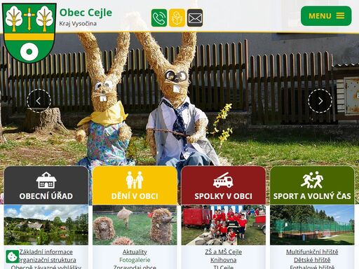obec cejle se nachází v okrese jihlava, kraj vysočina.