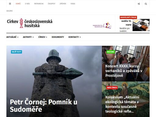 třetí největší křesťanská církev v české republice, oficiální stránky ústřední rady v praze