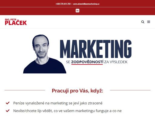 outsourcing marketingu, marketingové audity a poradenství, internetový marketing a webdesign, marketingové analýzy, vyhledávání informací, copywriting...