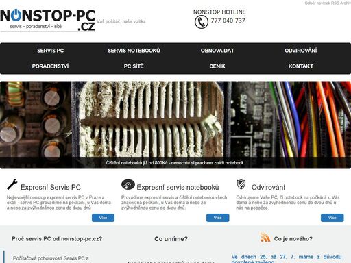 provádíme expresní servis pc a notebooků všech značek v praze a okolí. jsme vám k dispozici 24 hodin denně, 7 dní v týdnu. opravy na počkání - ceny od 300kč/h?