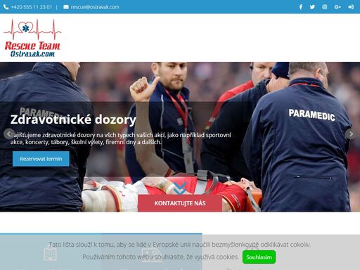 rescue team - ostravak.com | zdravotní dozory, výuka, certifikace, zza, 
