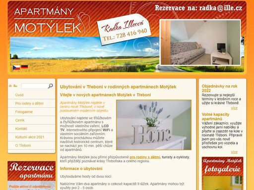 apartmány motýlek najdete v centru nové třeboně, v nově postaveném moderním objektu. ubytování najdete ve třílůžkovém a čtyřlůžkovém apartmánu.
