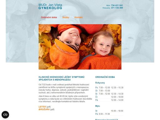 gynekologická ordinace, rokycany, mýto. komplexní gynekologická ambulantní péče, těhotenská poradna.