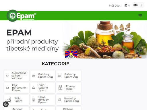 epam je originální přírodní medicína a kosmetika, namíchaná dle tibetských receptur, avšak z českých alternativ původních tibetských bylin.