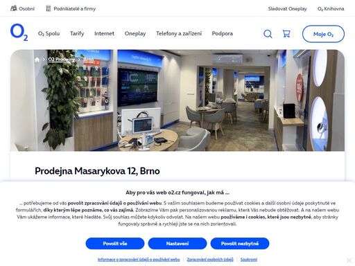 prodejna brno - masarykova 12. o2 služby, telefony, zařízení a příslušenství nebo profesionální podpora a spoustu dalšího, to nabízejí všechny naše značkové prodejny.