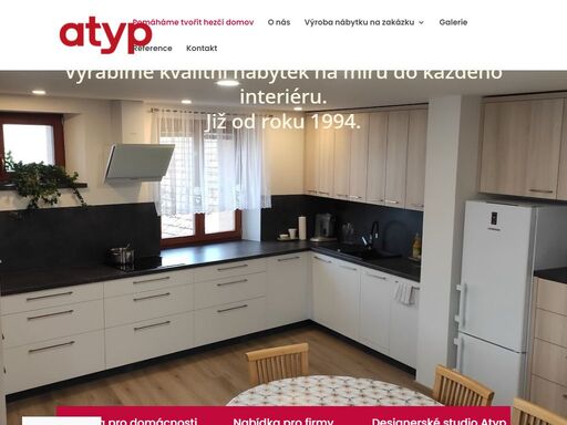 v truhlářství atyp vyrábíme kvalitní nábytek na míru již od roku 1994. precizní práci ocenilo více než 950 spokojených zákazníků po celé čr.