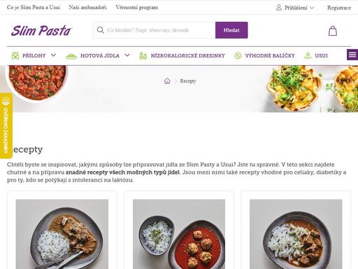 nízkokalorické těstoviny slim pasta a usui, vhodné nejen na redukční dietu. nízkosacharidové přílohy i hotová jídla. včetně novinek bez nálevů. nakupte online.