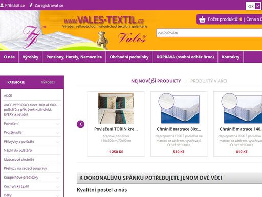 prodáváme kvalitní bytový textil, který si můžete osobně vyzvednout v brně. širokou nabídku bytového textilu najdete na valeš-textil.cz. rádi vám s výběrem poradíme.