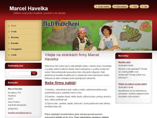 nabídka maleb a nátěrů ,fasády, střechy, výškové práce, zednické práce, prořezy stromů.