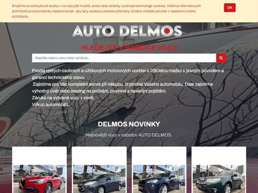 autocentrum delmos praha 8  a praha 4. Široká nabídka kvalitních zánovních vozů. premium cars, vozy po prvním majiteli do 150k km.