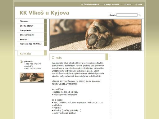 kynologický klub vlkoš u kyjova se věnuje klasické sportovní kynologii. výcvik probíhá pod dohledem instruktora v malých skupinách, zkušeným psovodům umožňujeme individuální aktivitu se psem. všem nováčkům vysvětlíme a předvedeme základní pravidla výcviku psů, nejasnosti konzultujeme individuálně.
vítáme psy jakéhokoliv stáří, rasy, povahy, schopností a vzrůstu!
