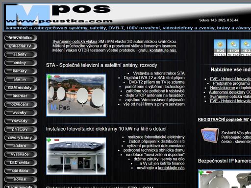 prodej a montáž - instalace, fve, dotace, pv, panel, opravy, pravidelné kontroly,led osvětlení, led technika