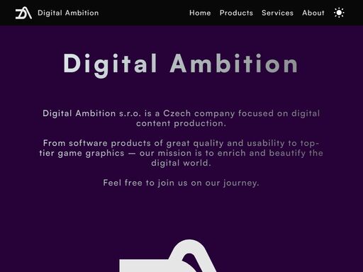 czech company focused on digital content production. from software products of great quality and usability to top-tier game graphics – our mission is to enrich and beautify the digital world.