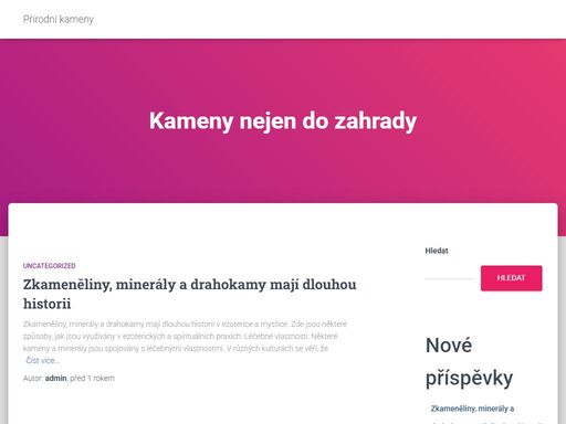 kameny nejen do zahrady