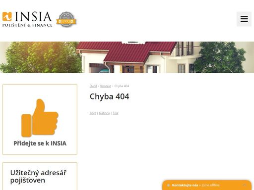 insia a.s. praha. jste makléř nebo zájemce o pojištění? kontaktujte naše specialisty nebo se na nás obraťte přes kontaktní formulář.