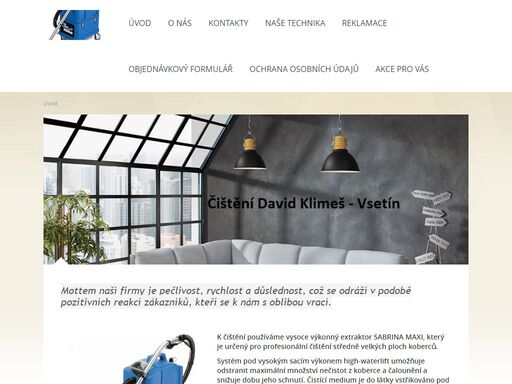 nabízíme profesionální čistění koberců , čalounění,(čištění sedacích souprav, křesel, židlí, matrací, postelí,interierů aut) v domácnostech i firmách, mytí oken a kompletní úklid domácností. k čištění používáme výkonný profesionální čistič santoemma extraktor sabrina maxi new silent a kvalitní profesionální čístící prostředky. dlouholetá zkušenost a vysoká kvalita práce. čistíme v okrese vsetín, zlín.