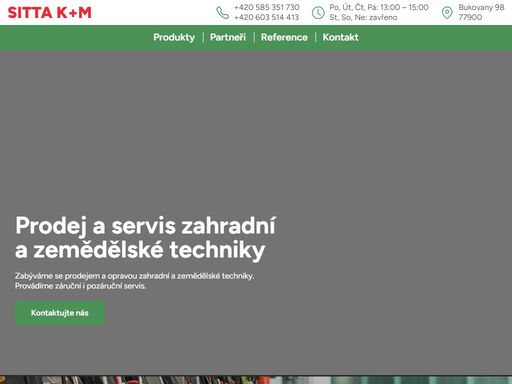 zabýváme se prodejem a opravou zahradní a zemědělské techniky.provádíme záruční i pozáruční servis.
