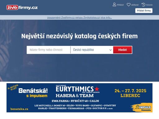 živé firmy v české republice