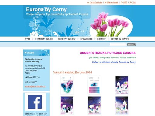 stránky nezávislého poradce eurona by cerny. registrace nových zákazníků, nákup výrobků se slevou. aktuality, akce.