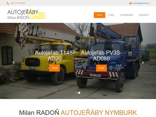 autojeřáby radoň nymburk - značky čkd od českého výrobce s dlouholetou tradicí.