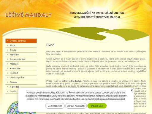 ponořte se do hlubin své duše a poznejme lépe sami sebe prostřednictvím mandal.